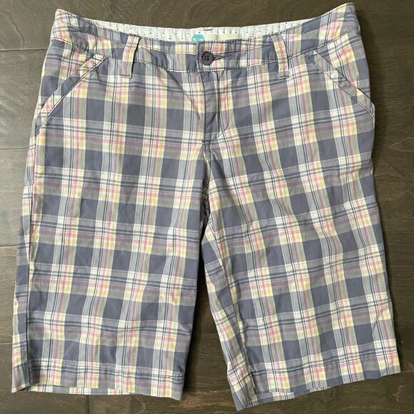 Roxy plaid Bermuda shorts - size 5 - Picture 1 of 8